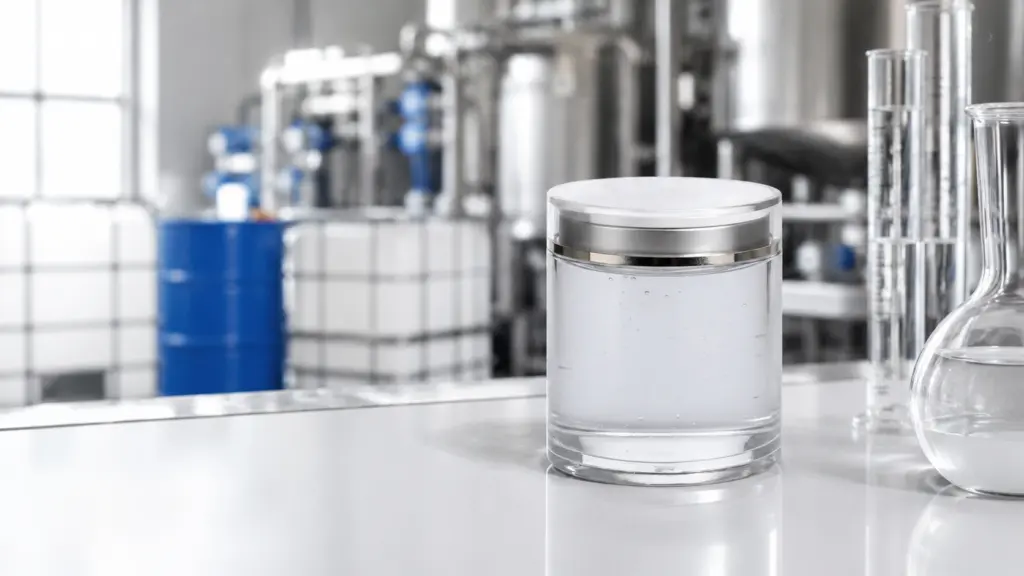 fatty alcohol ethoxylate 9 sample in surfactant production facility