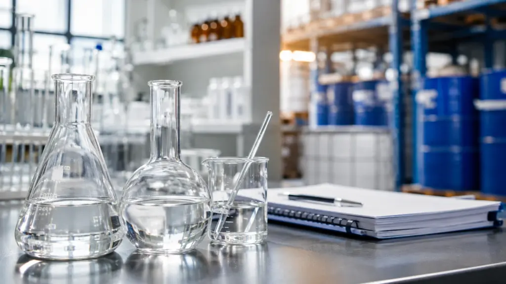 D-Panthenol quality control and bulk chemical sourcing laboratory
